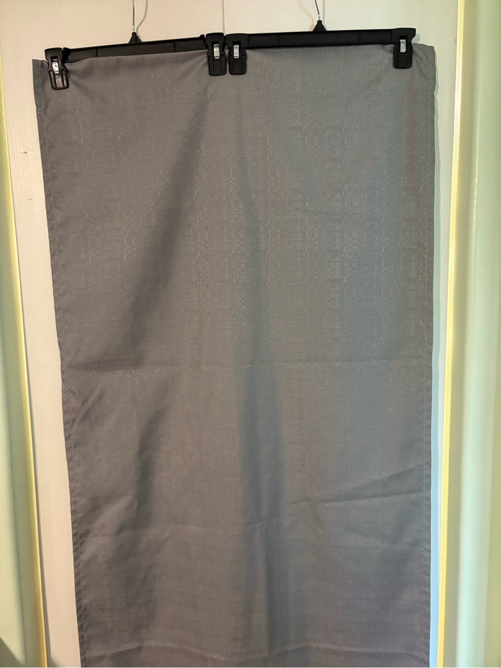 Modern Solid Gray Curtain Darkening Panel quantify 8 Panels 26x80
